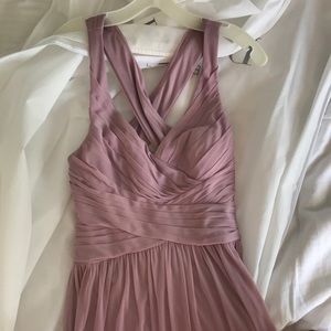 David’s bridal Quartz color long dress